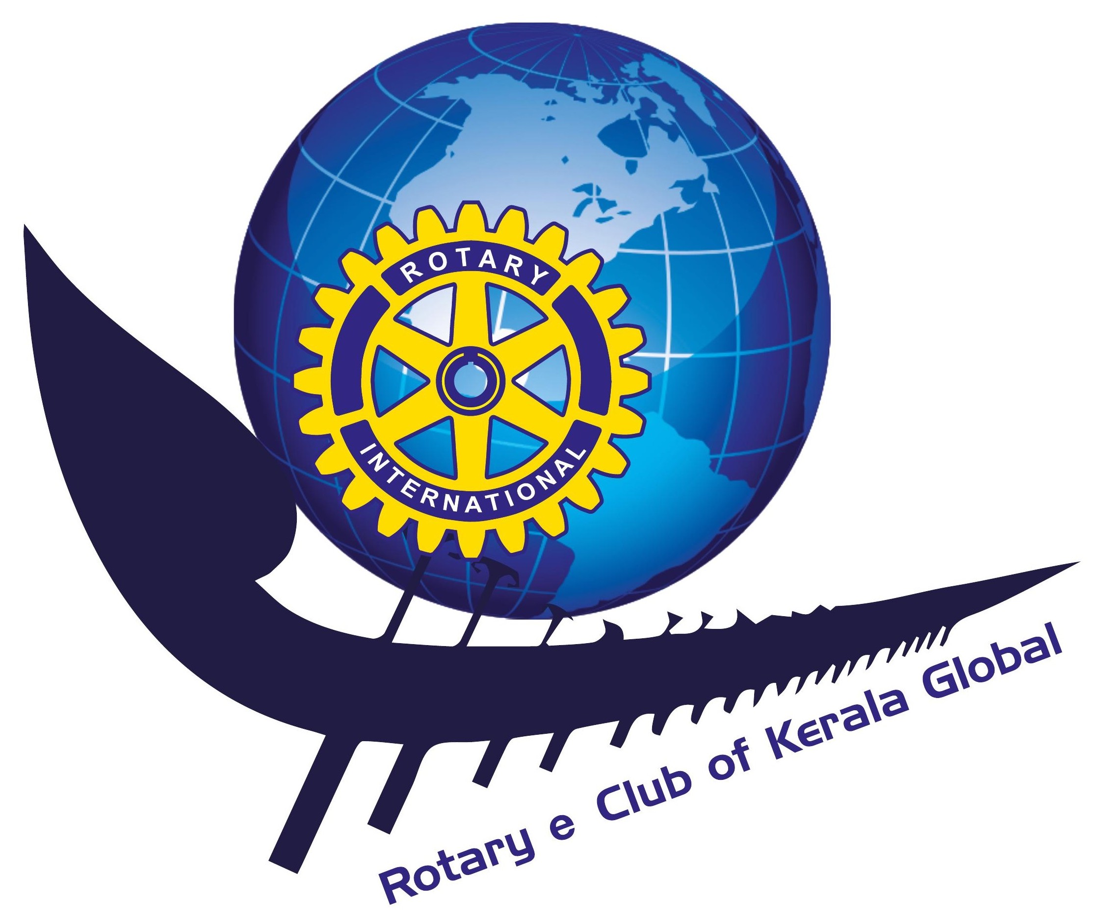 Rotary e-Club of Kerala Global logo